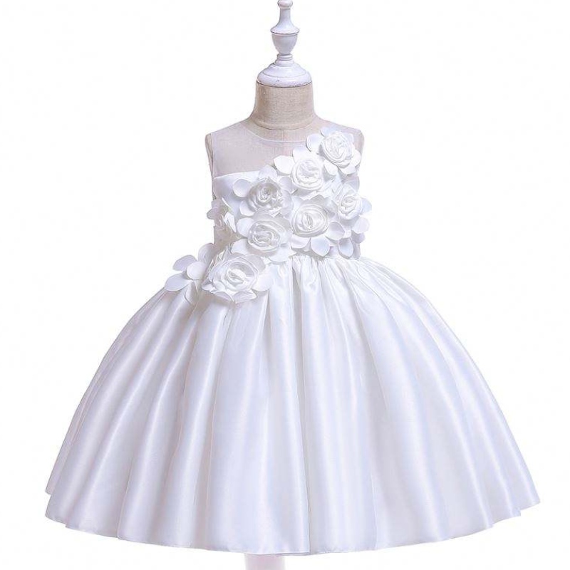 Baige Factory Precioniños Niños Girls Fashion Boutique Girl Vestido de cumpleaños de bodas L5068