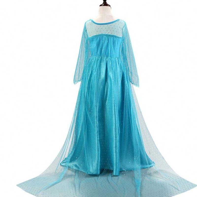 2021 Elsa 2 Vestido deniñas de Halloween Tailing Sequin Princess Kids \\ 'S Dress Bxlstw