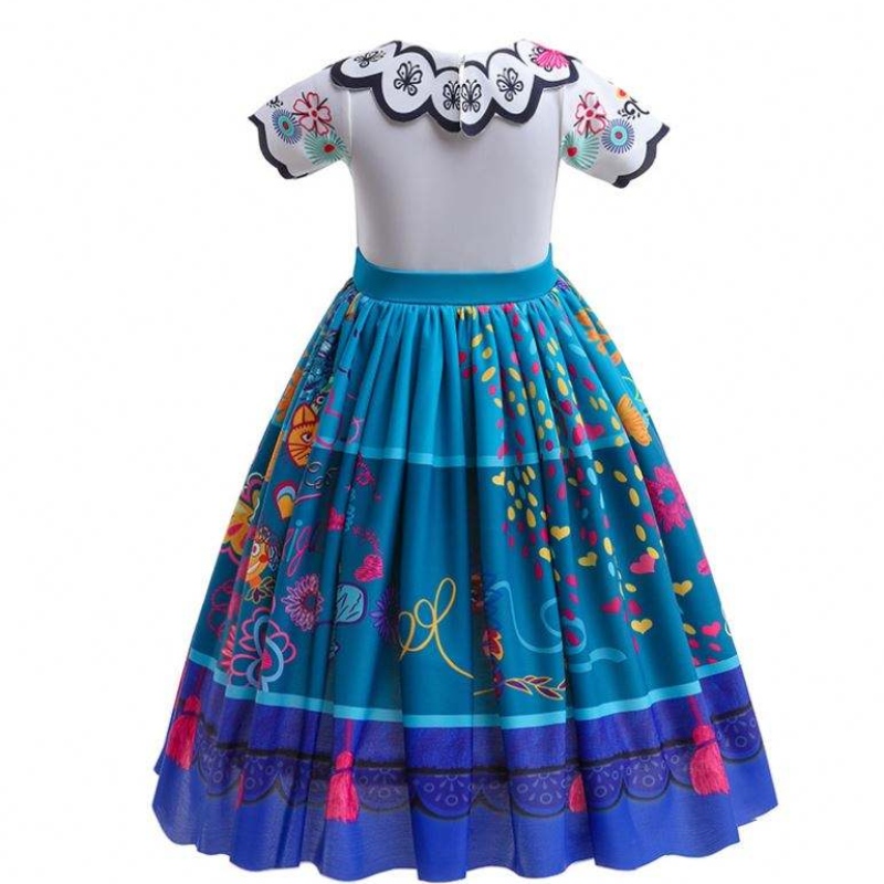 NUEVO LLEGA NIÑOS Hermoso Carnival Halloween Princess Vestido Encanto Mirabel Isabella Vestido