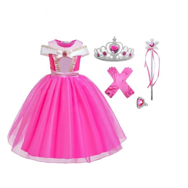 Carnival Cosplay Princess Dreing Beauty Dress Christmas Girls Fiesta de cumpleaños Fancy Kids Dress Disfraces