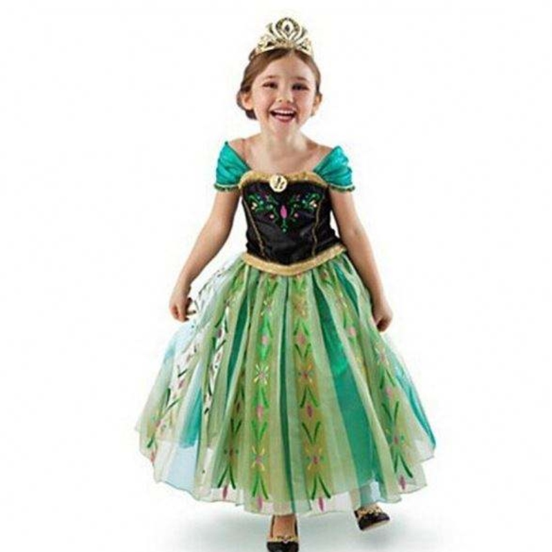 Disfraz de rendimiento Princesa Anna Dress Children \\ 's Wear Dress Princess Anna Dress