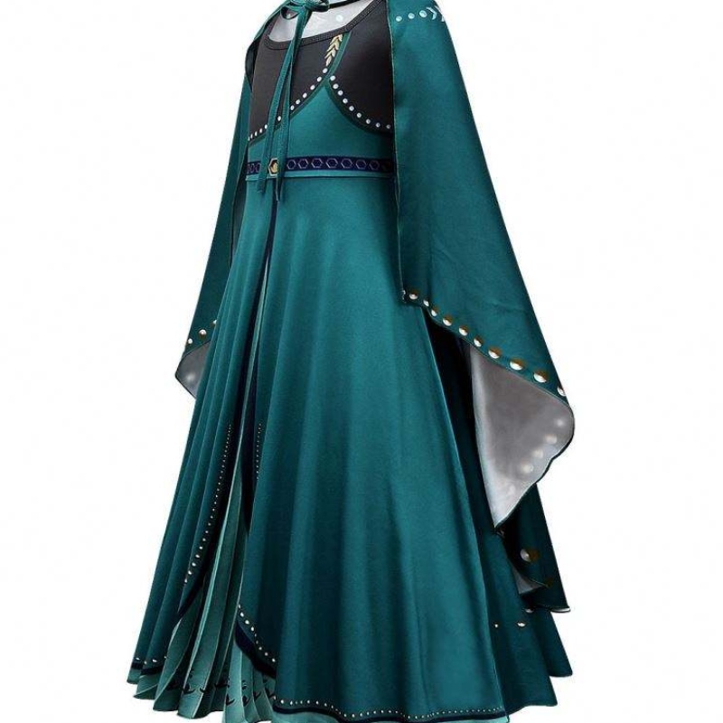 Anna Elsa Princess Dress paraniña Fiesta de cumpleaños Tulle Prom Gown Kids Helloween/christmas Cosplay Snow Queen Coronation Coronation