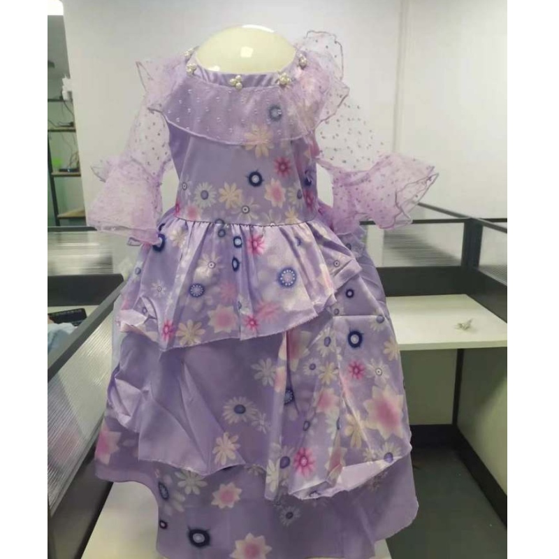 2022 vestido deniña Mirabel Girl Princess Vestido elegante Fiesta de lanoche Tutu Prom Vestenco Encanto Cosplay