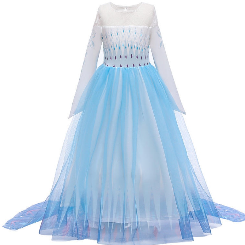 Nueva princesa Anna Elsa Vestido paraniños 2 vestidos de fiesta de cumpleaños paraniña princesa