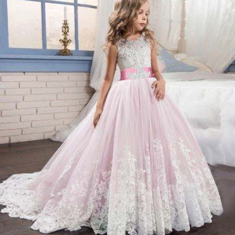 Baige Luxury Princess Fiest Farty Dress Allane Kholesale Night Ball Gown Fancy Birthday Prom