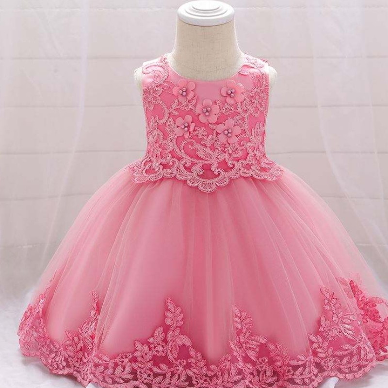 Baige Último ropa de fiesta Vestido de cumpleaños paraniños vestidos de 1 año paraniña fiesta de fiesta