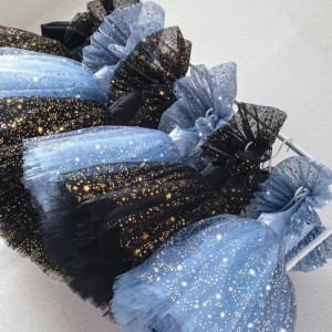 Baby Girl Tutu Party Gown Flower Girls Vestidos para la boda 1 2 3 4 5 años Cumpleaños Kids Ropa Princesa Tul Tulle Disfraz