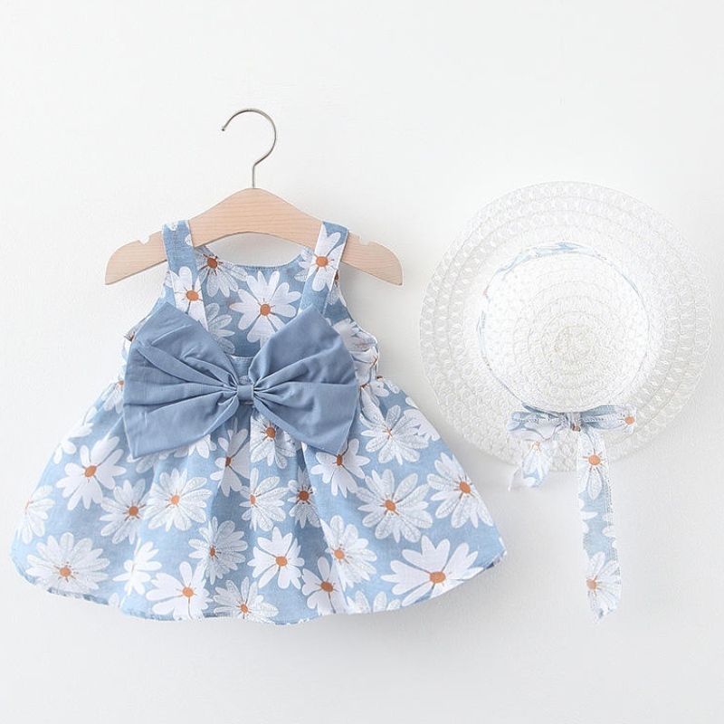 Vestidos de reciénnacidos de verano al por mayor 2pCs Sumadores de reciénnacidos