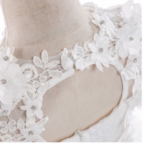 2022 Vestido de fiesta deniñas elegantes Brides de honor Blanca Princesa Vestidos paraniños para ropa Girls Vestido denovia deniños 10 12 años