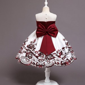 Childs Girls Party Wear For Kids Flower Girls Dama de dama de honor Vestido denovia elegante Vestido formal