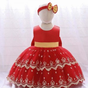 Baige Hot Sale Girl Flower Flower Kids Preciosos Tutu Tutu Girls