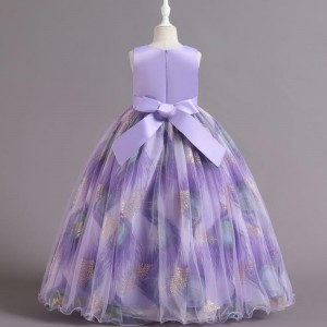 Niñosniña infantil flor princesa fiesta tutu vestidoniños encaje de boda vestidanavidad vestidos ropa