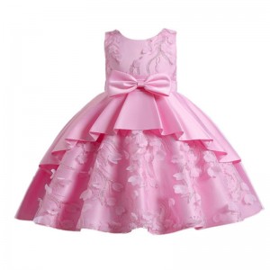 Vestido formal de fiesta de lujo para cumpleaños paraniños vestidos de Navidad paraniñas tutu tutu flower chicas vestidos