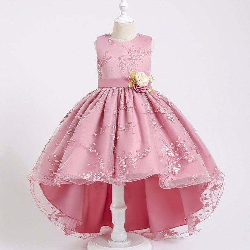 Vestido de fiesta paraniños Tailing Princesa Falda de laniña Boda Flores Vestidos con hermoso encaje