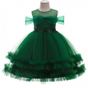 Baige NUEVO BEBIZADOR KIDS Ropa encantadoraniña de flores de boda formal de cumpleaños de la boda vestida