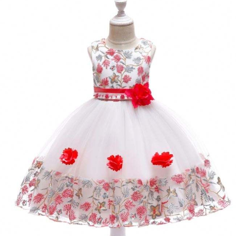 NUEVA LLEGA FLUTTER MANEVELORS Vestido de fiesta de cumpleaños paraniños Diseños de vestidos paraniños paraniños de 8 años L5045