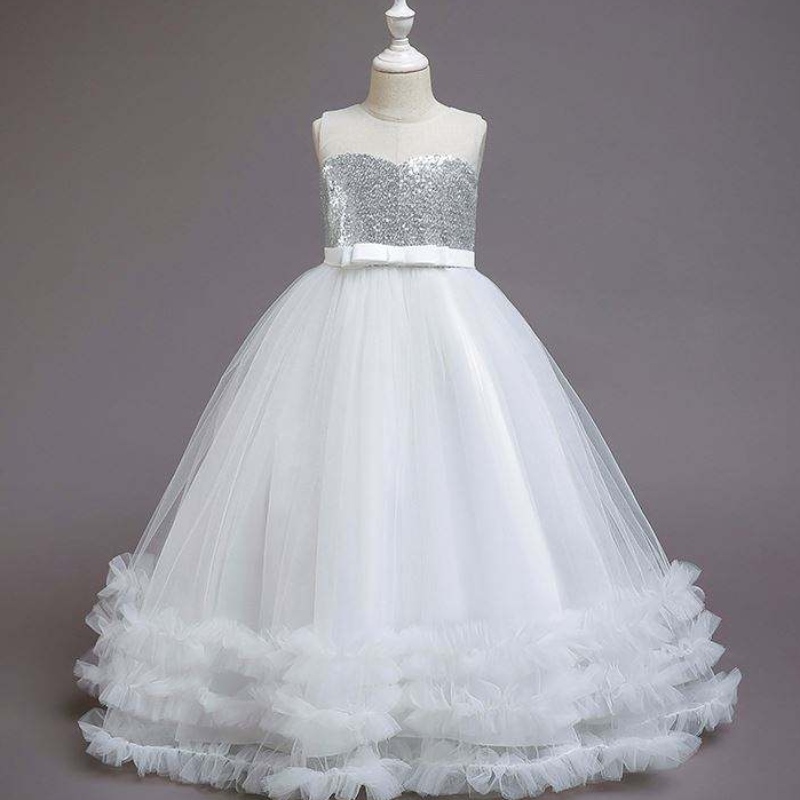 Ropa de fiesta deniñas ropa de fiesta de fiesta de flores princesa de boda vestidos denoche