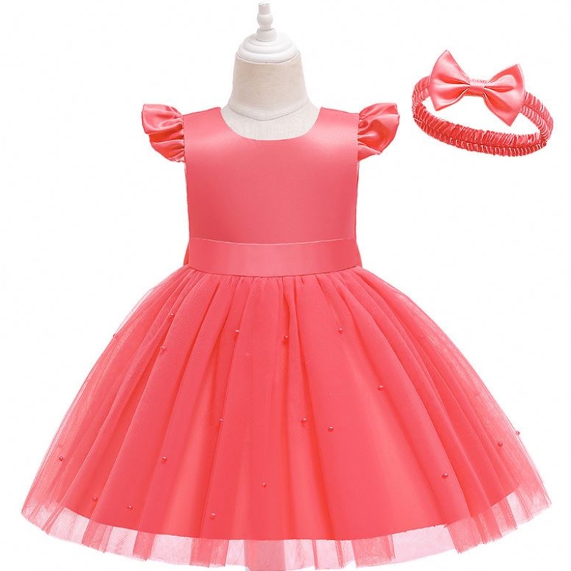 Baige New Kids Frocks Designs Boutique Children Vestidos de la fiesta Cumplía Fiesta West Western D0760