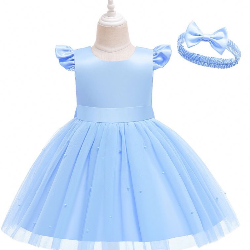 Baige New Kids Frocks Designs Boutique Children Vestidos de la fiesta Cumplía Fiesta West Western D0760