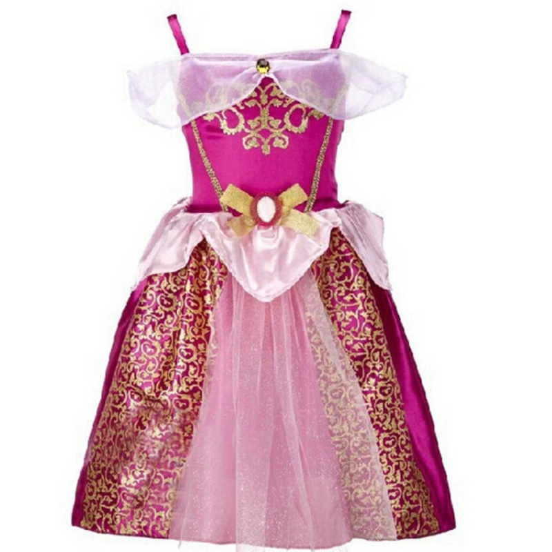 Summer Hot Style Fashion Dress Vestido de princesa paraniños sin mangas para fiesta temática