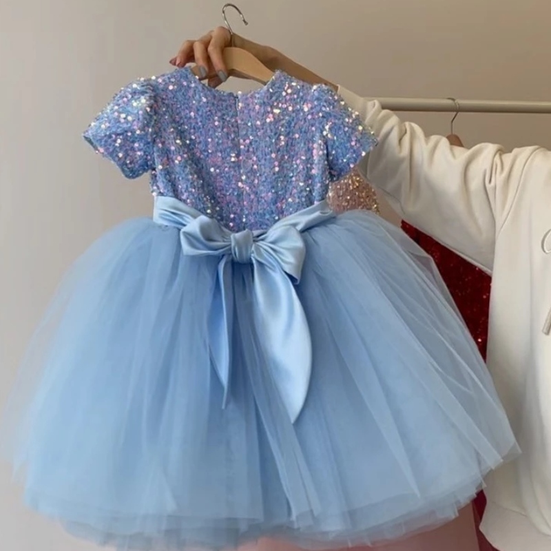 Girls Princess Party Vestidos paraniños Elegantes vestidos de fiesta de dama de honor