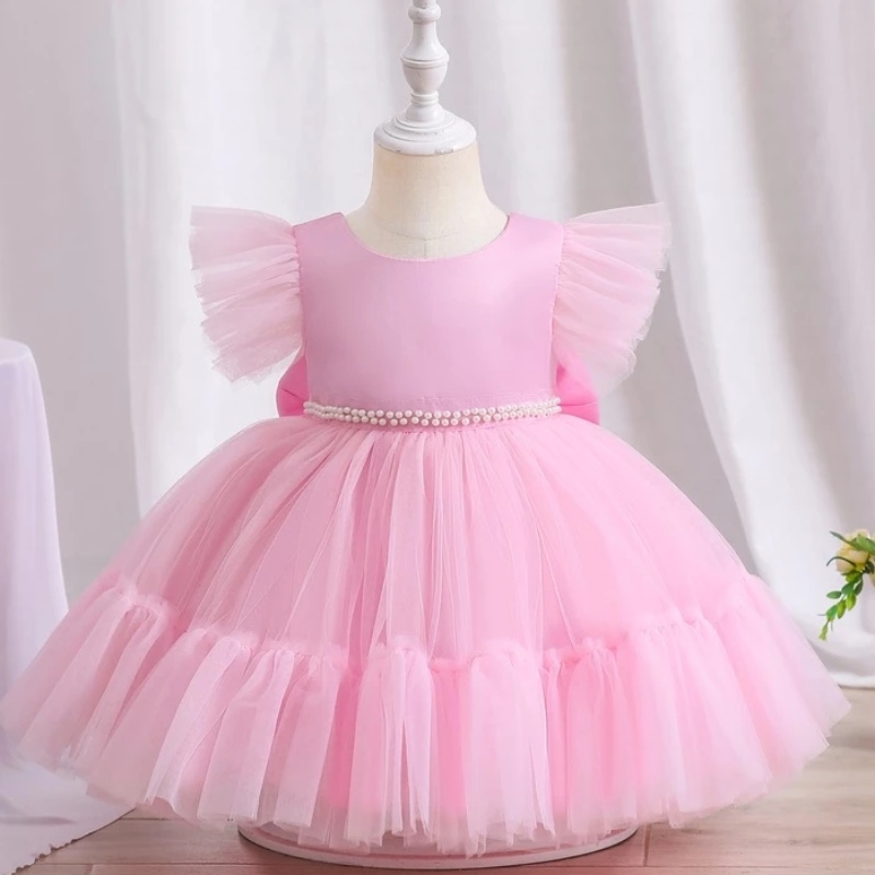 Girls Princess Party Vestidos paraniños Elegantes vestidos de fiesta de dama de honor