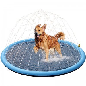 Inflable 170 cm Pads de rociador de chispas de perros al aire libre