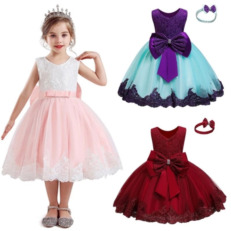 Vestidos paraniños paraniñas Flower Girls Vestido denovia Niños Lace Princess Dress Girl Own