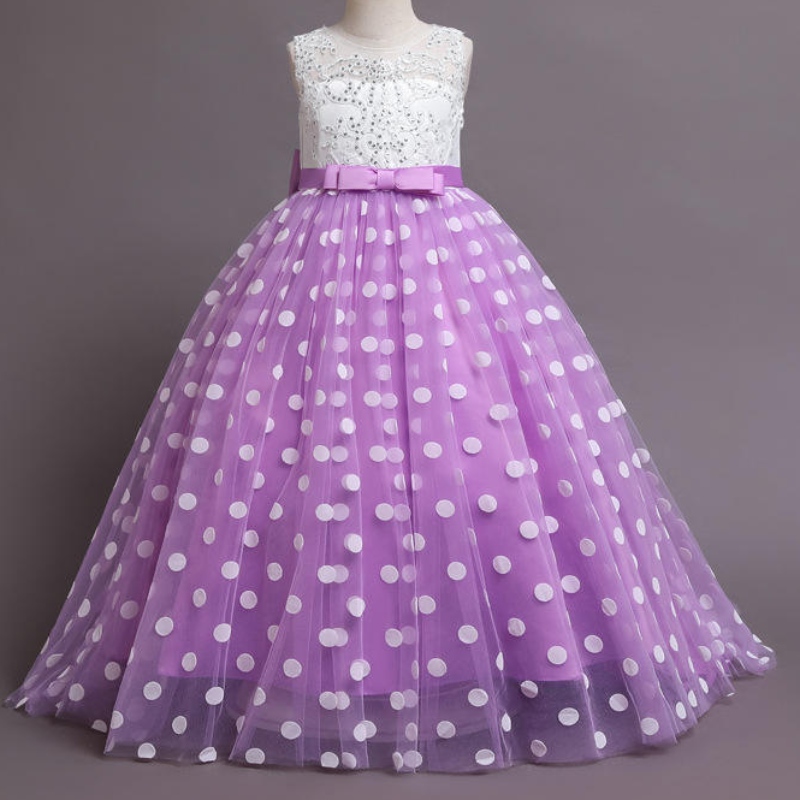 2022 Vestido para bebés de alta calidad encaje con lentejuelas elegantes vestidos paraniños paraniñas paraniñasniñosniños vestidos denovia