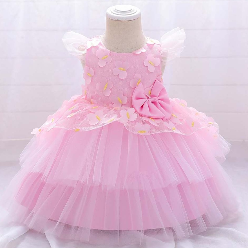 Baige Girls Frock Patterns Sweet Girl Ruffle Princess Little Girly Beautiful First Communion Vestido l1991xz