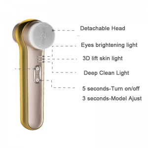 Limpiador facial sónico