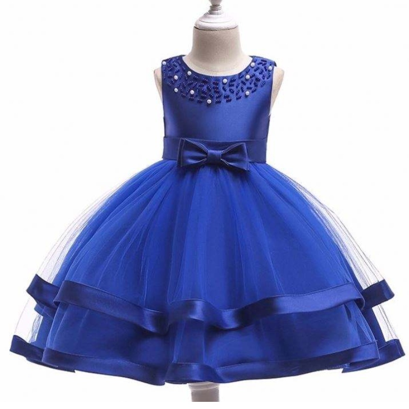 Baige Hot Sales Girl Party Wear Wear Diseños de vestidos para bebés Baby Party Vestido L5017