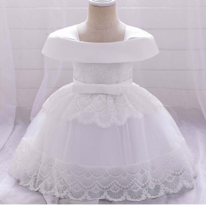 Baige Baby Girl Clothing Vestido de balón Vestido Princesa Inglaterra Fiesta de cumpleaños formal Bautismo Fiesta de losniños Vestidos deniña de flores