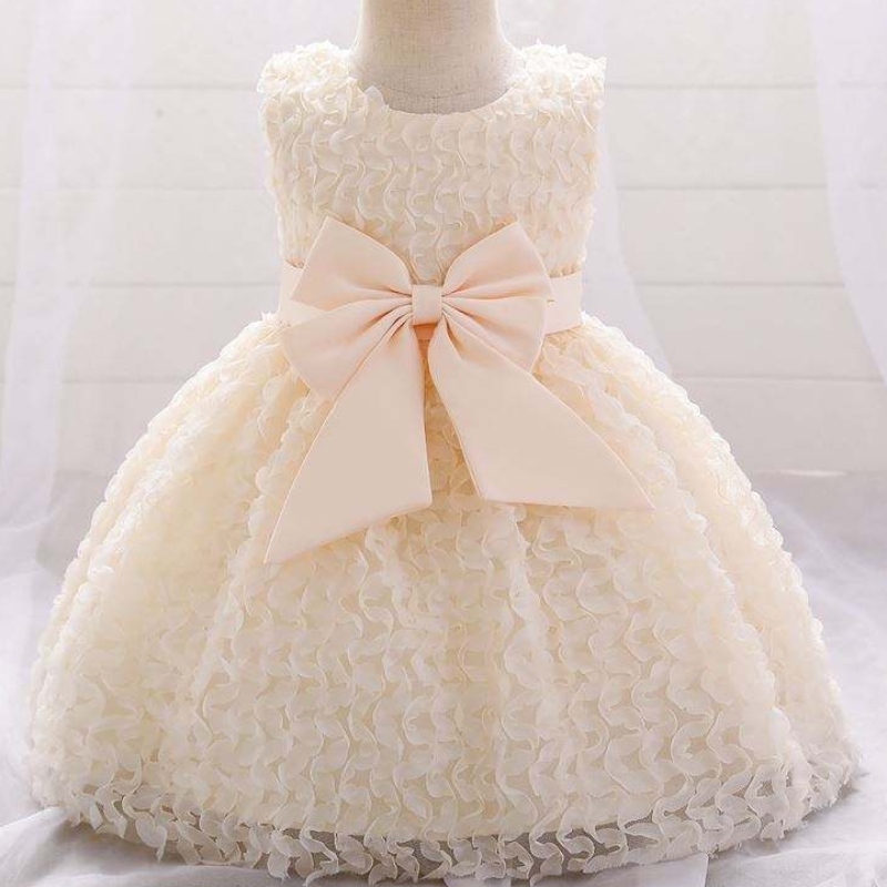 Baige Baby Girl Clothing Ball Ball Vestina Princesa Inglaterra Cumpleaños formales Bautismo Fiesta de las Niños Flores Vestidos L1979XZ