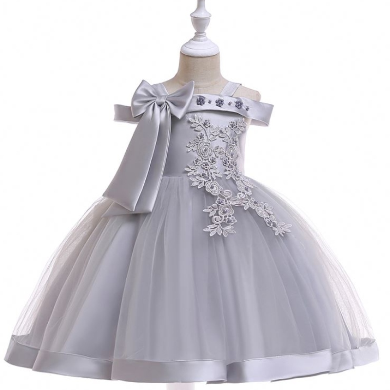 Baige Hot Sale Off Shoulk Frock Design Gowns paraniñas de 10 años L5081