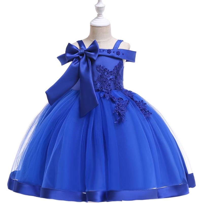 Baige Hot Sale Off Shoulk Frock Design Gowns paraniñas de 10 años L5081