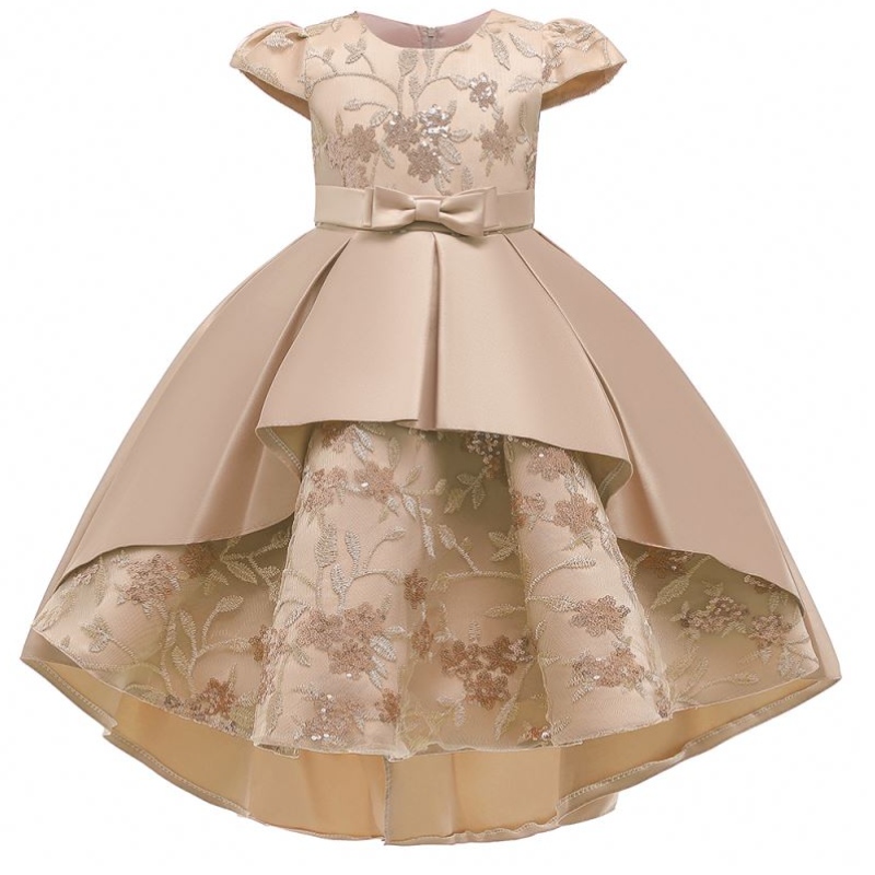 Últimos diseños paraniños Princesas Princesas Beddoling Fiesta formal Flor Flor Swallowtail Vestidos T5170