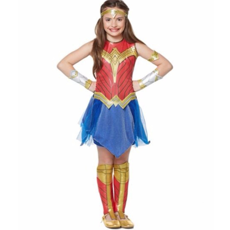 Girls Superhero Diosa Diana Party Party Play Dress Traje paraniños Halloween Dawn of Justice Wonder Girl Cosplay Disfraz