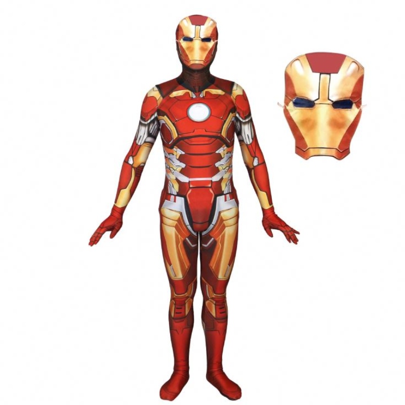 Super Hero Cosplay Trajes de hierro paraniños Halloween Carnival Birthday Party Performance Jumpsuit Cosplay Children \\ 's disfraces