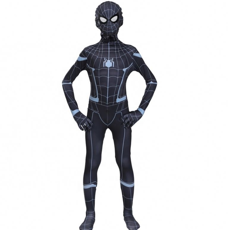 Amazing Shadow Spider Mask TV&film Avenger Halloween Costerplay ropa paraniños&adults Superhero Black Spiderman Traje de disfraces