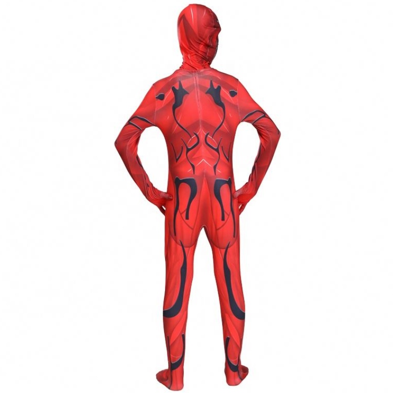 Red Marvel Película Especial Bodysuit Adults Niños Niños Superhéroes Onores ajustados Halloween Scorpion Venom Spiderman Cosplay disfraz