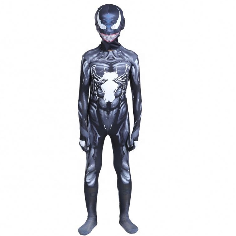 Bodysuit de músculonegro Adultos Boys Superhero Acción Figura Jumpón Spiderman Halloween Cospion Venom para la venta Disfraces de la venta