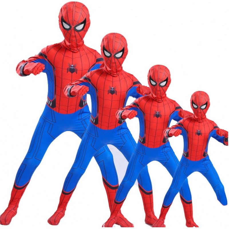 Padres para padres de alta calidad Anime Black Spider Man Jumpsuit TV&movie Cosplay Spiderman Halloween Disfraz