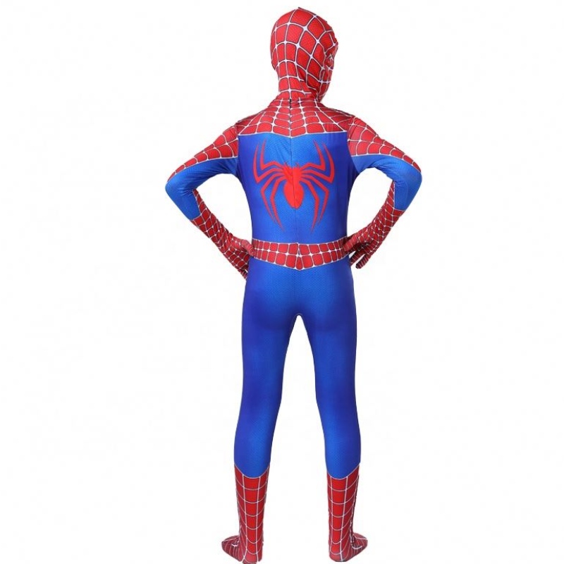 Sumúrgico cerrado de anime de película clásica para el carnaval de Halloween Amazing Spiderman Cosplay Disfraz paraniños con mascarilla facial