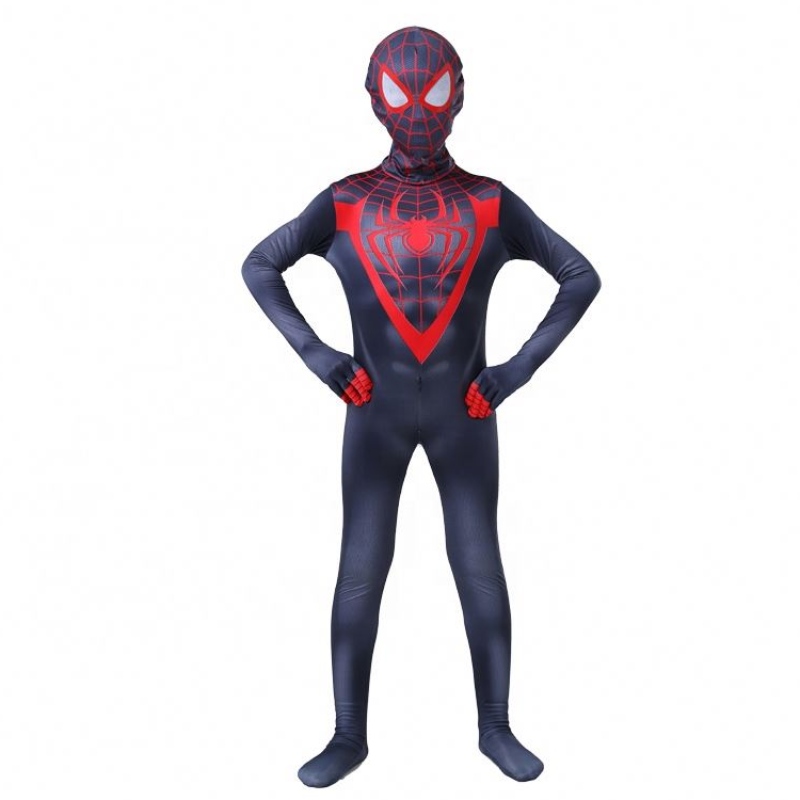 Nuevo estilo Venta caliente Halloween Black&red paraniños TV paraniños&movie Superhero Cosplay Factory Direct Spider Man trajes de mono