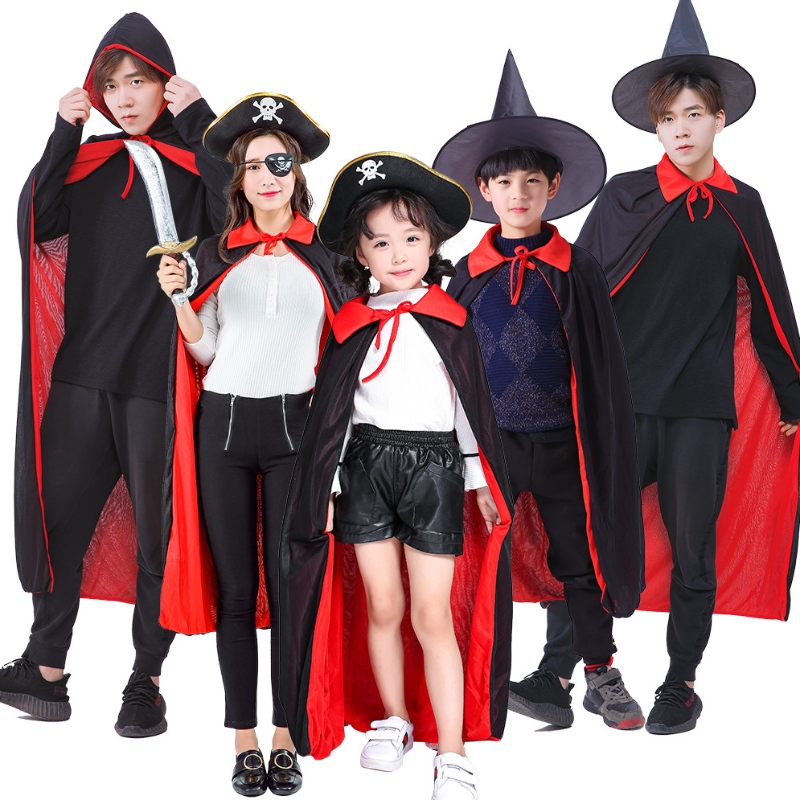 2022 Venta caliente Al por mayor Halloween Christmas Hero Cape Children Set de Cape de seda de superhéroes