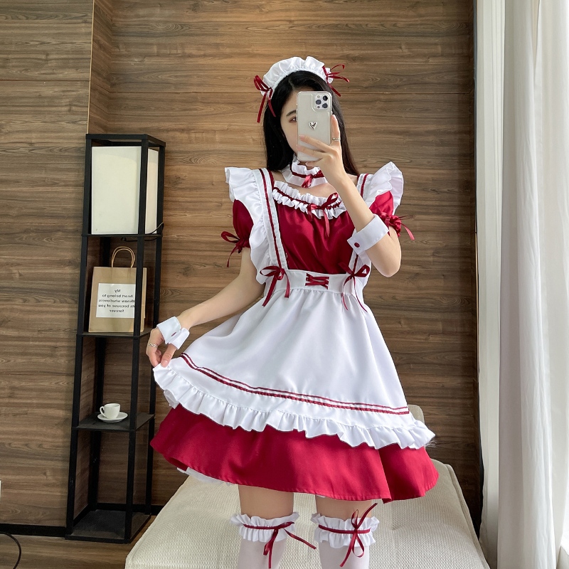 Director de criada francesa Lolita Fancy Dress Cosplay Dressos de criada