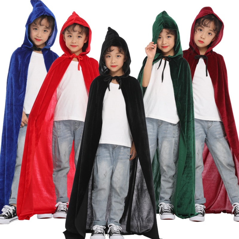 Capa de Halloween de europeo y estadounidense Festival Festival Cloak Velvet Adult Cloak