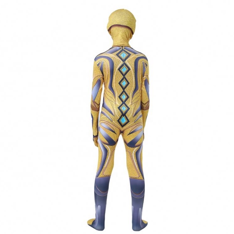 La película más popular de Halloween Jumpsuit Anime Superhero Zentai Power Ranger Disfraz paraniños