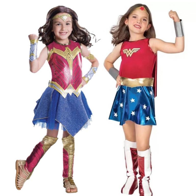 Baige Girls Wonder Woman Disfraz Halloween Set Princess Party Destino de la fiesta Cadebro paraniños